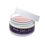 Ficha técnica e caractérísticas do produto Pink Gel Lu2 Piubella Unha de Fibra 14 Gramas