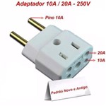 Ficha técnica e caractérísticas do produto Pino Adaptador para Tomadas - Adaptador de Tomada Bob Esponge 10A - 20A/250V