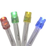 Ficha técnica e caractérísticas do produto Pisca 100 Lâmpadas LED Colorido Fio Transparente - 220V - Orb Christmas