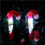 Ficha técnica e caractérísticas do produto Pisca Musical 10 Lâmpadas LED em Forma de Bengala - Christmas Traditions