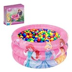 Ficha técnica e caractérísticas do produto Piscina de Bolinhas Infantil Princesas Disney + 100 Bolinhas