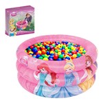 Ficha técnica e caractérísticas do produto Piscina de Bolinhas Infantil Princesas Disney 50 Bolinhas