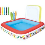 Piscina Infantil Inflável com Lousa e 5 Marcadores 121 Litros - Bestway