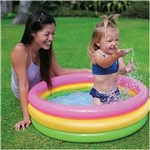 Ficha técnica e caractérísticas do produto Piscina Inflável Infantil Baby Colorida 56 Litros - Intex