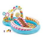 Ficha técnica e caractérísticas do produto Piscina Inflável Infantil Playground Candy Zone 206 Litros Intex