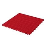 Ficha técnica e caractérísticas do produto Piso Modular 50x50cm Vermelho Plástico Massol