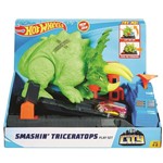 Ficha técnica e caractérísticas do produto Pista Hot Wheels City Ataque do Triceratops Original Mattel