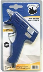 Ficha técnica e caractérísticas do produto Pistola de Cola Quente 10W Bivolt Pequena Rendicolla