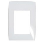 Ficha técnica e caractérísticas do produto Placa 4x2 3 Postos Branco Gloss Plus