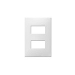 Ficha técnica e caractérísticas do produto Placa 4x2 2 Postos Separados - Branca