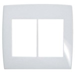 Ficha técnica e caractérísticas do produto Placa 4x4 3 3 Postos Branco Gloss Pialplus Pial