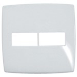 Ficha técnica e caractérísticas do produto Placa 4x4 1 1 Posto Horizontal Branco Gloss Pialplus Pial