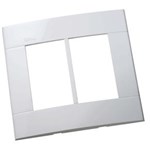 Ficha técnica e caractérísticas do produto Placa 4x4 6 Postos Branco Decor Prime Schneider Schneider