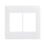 Ficha técnica e caractérísticas do produto Placa 4x4 com Suporte 6 Módulos Branca Habitat Fame