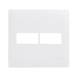 Ficha técnica e caractérísticas do produto Placa 4x4 com Suporte 2 Módulos Branca Habitat Fame