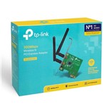 Ficha técnica e caractérísticas do produto Placa de Rede TP-Link Wireless 300Mbps PCI Express TL-WN881ND 0152502204