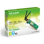 Ficha técnica e caractérísticas do produto Placa de Rede Wireless PCI 300Mbps TP-Link TL-WN851ND