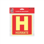 Ficha técnica e caractérísticas do produto Placa De Sinalização 15x15 Sin55 "hidrante"