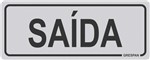 Ficha técnica e caractérísticas do produto Placa de Sinalizacao Saida 6X15CM. Grespan