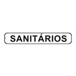 Ficha técnica e caractérísticas do produto Placa de SINALIZAÇÃO - SANITÁRIOS - 5X25 - Look