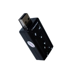 Ficha técnica e caractérísticas do produto Placa de Som Externa USB - Som Virtual 7.1 e Microfone - AD0021