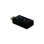 Ficha técnica e caractérísticas do produto Placa de Som USB Adaptador Áudio 7.1 com P2 Pc Notebook