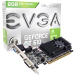 Ficha técnica e caractérísticas do produto Placa de Vídeo EVGA 2GB GeForce 610 DDR3 64 Bits 02G-P3-2619-KR
