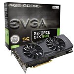 Ficha técnica e caractérísticas do produto Placa de Vídeo EVGA Geforce GTX980 4GB SC GDDR5 PCI-E 256 Bits 04G-P4-2983-KR