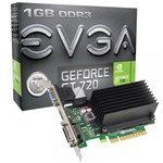 Ficha técnica e caractérísticas do produto Placa de Vídeo EVGA Nvidia Geforce GT 720 1GB DDR3 PCI-Express 2.0 01G-P3-2722-KR - Evga