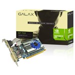 Ficha técnica e caractérísticas do produto Placa de Vídeo GALAX GEFORCE GT 710 1GB DDR3 64-bit