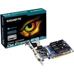 Ficha técnica e caractérísticas do produto Placa de Vídeo GeForce GT 210 1GB DDR3 PCI-E REV6.0 Gigabyte