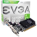 Ficha técnica e caractérísticas do produto Placa de Vídeo GeForce GT610 1GB DDR3 64bits PCI-E EVGA