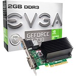 Ficha técnica e caractérísticas do produto Placa de Vídeo GT730 2GB DDR3 PCI-E Evga 02G-P3-1733-KR