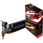 Ficha técnica e caractérísticas do produto Placa de Vídeo XFX AMD Radeon R5 230 - PCIE / 1GB / 64 Bit / VGA / DVI / HDMI - R5-230A-ZLH2