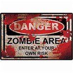 Ficha técnica e caractérísticas do produto Placa Decorativa 5073 Zombie Zone - At.home