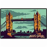 Ficha técnica e caractérísticas do produto Placa Decorativa 5039 Tower Bridge - At.home