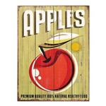 Ficha técnica e caractérísticas do produto Placa Decorativa Apples Madeira Mart 4411
