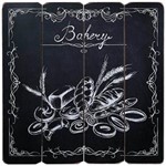 Ficha técnica e caractérísticas do produto Placa Decorativa Bakery Madeira 4386