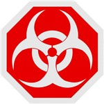 Ficha técnica e caractérísticas do produto Placa Decorativa: Biohazard