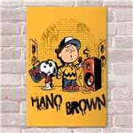 Ficha técnica e caractérísticas do produto Placa Decorativa Charlie Brown