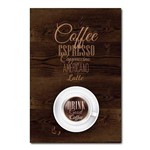 Placa Decorativa - Coffee - 0767plmk