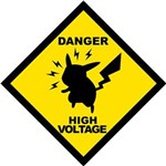 Ficha técnica e caractérísticas do produto Placa Decorativa Danger High Voltage - Legião Nerd