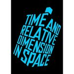Ficha técnica e caractérísticas do produto Placa Decorativa Dr Who Time And Relative Dimension In Space