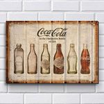 Ficha técnica e caractérísticas do produto Placa Decorativa em MDF com 20x30cm - Modelo P130 - Coca-Cola