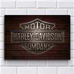 Ficha técnica e caractérísticas do produto Placa Decorativa Em Mdf Com 20x30cm - Modelo P180 - Harley - Davidson