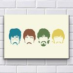 Ficha técnica e caractérísticas do produto Placa Decorativa em MDF com 20x30cm - Modelo P184 - The Beatles