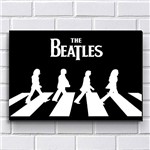Ficha técnica e caractérísticas do produto Placa Decorativa em MDF com 20x30cm - Modelo P186 - The Beatles