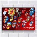 Ficha técnica e caractérísticas do produto Placa Decorativa em MDF com 20x30cm - Modelo P188 - The Rolling Stones