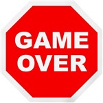 Ficha técnica e caractérísticas do produto Placa Decorativa: Game Over