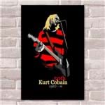 Ficha técnica e caractérísticas do produto Placa Decorativa Kurt Cobain 20